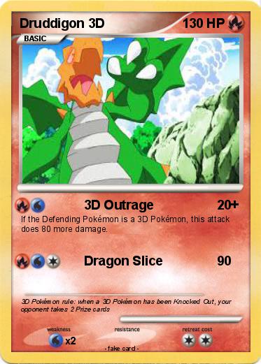 Pokemon Druddigon 3D