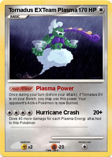 Pokemon Tornadus EXTeam Plasma
