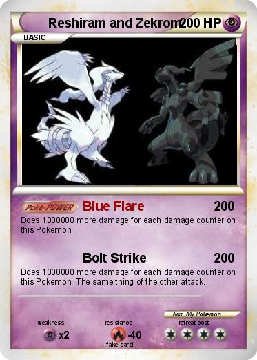 Pokemon Reshiram and Zekrom