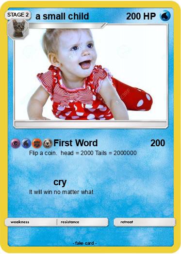 Pokemon a small child