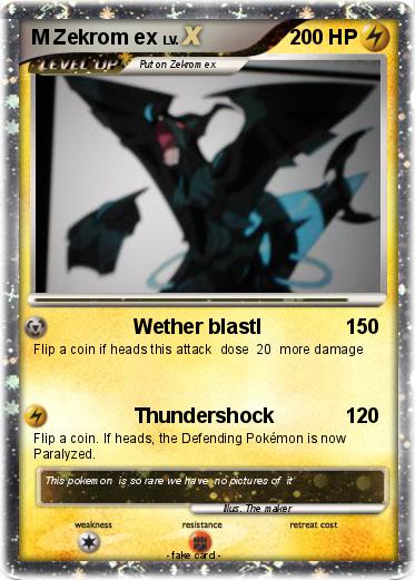 Pokemon M Zekrom ex