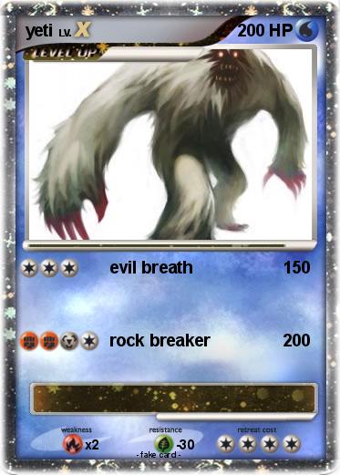 Pokemon yeti