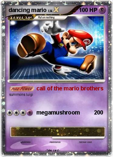Pokemon dancing mario