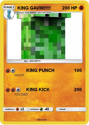 Pokemon KING GAVIN!!!!!!