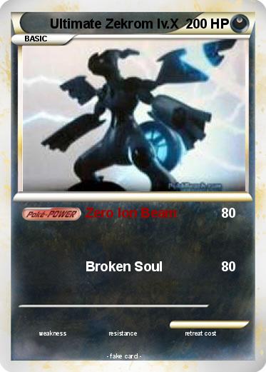 Pokemon Ultimate Zekrom lv.X