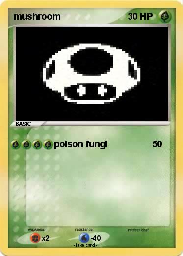 Pokemon mushroom
