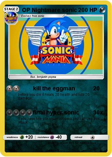 Pokemon OP Nightmare sonic