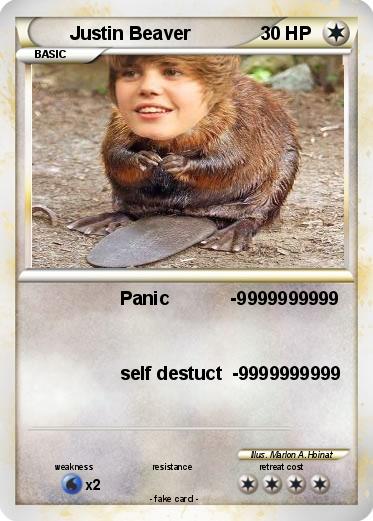 Pokemon Justin Beaver