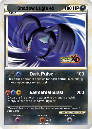 Pokemon Shadow Lugia ex