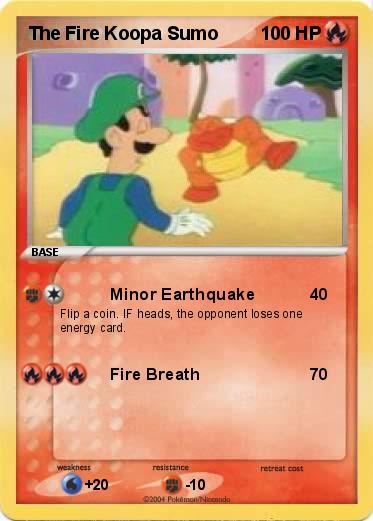Pokemon The Fire Koopa Sumo