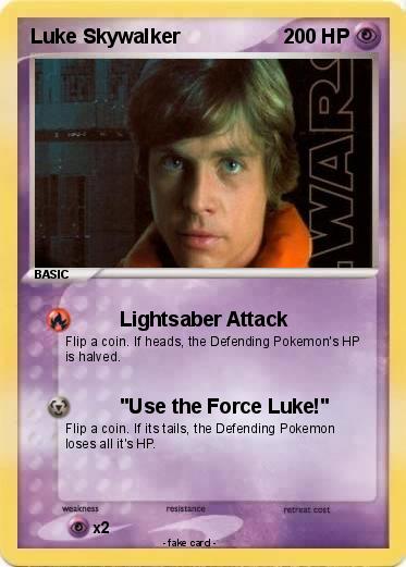 Pokemon Luke Skywalker