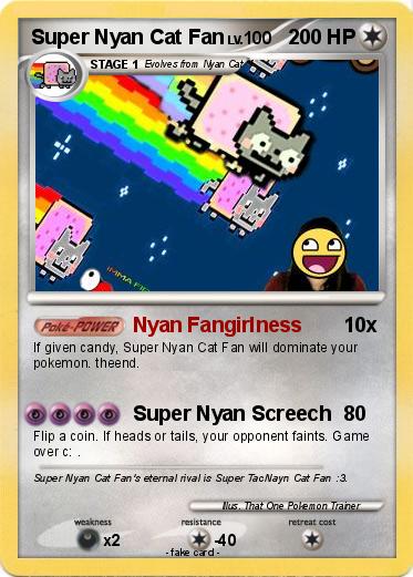 Pokemon Super Nyan Cat Fan