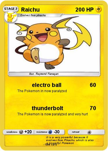 Pokemon Raichu