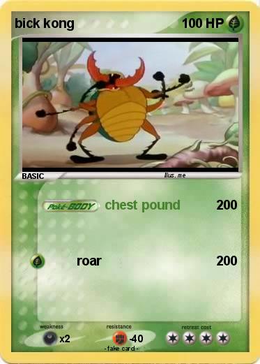 Pokemon bick kong