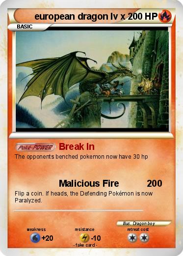 Pokemon european dragon lv x