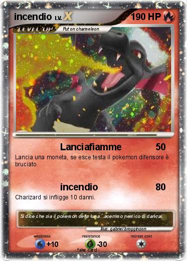Pokemon incendio