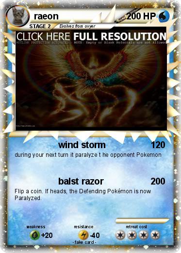 Pokemon raeon