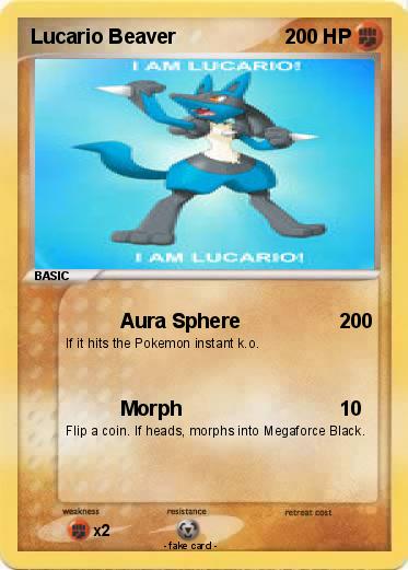 Pokemon Lucario Beaver