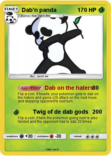 Pokemon Dab'n panda