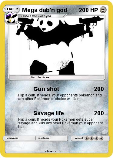 Pokemon Mega dab'n god