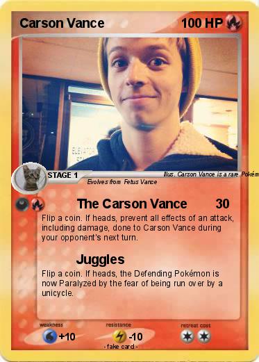 Pokemon Carson Vance