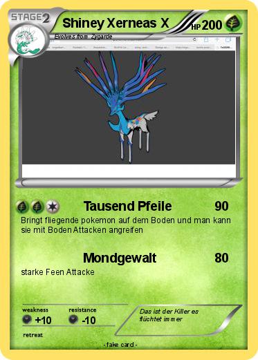 Pokemon Shiney Xerneas X