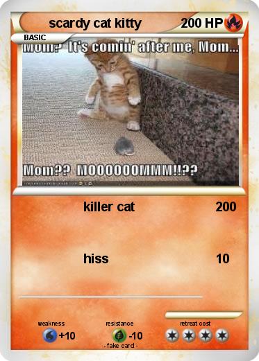 Pokemon scardy cat kitty