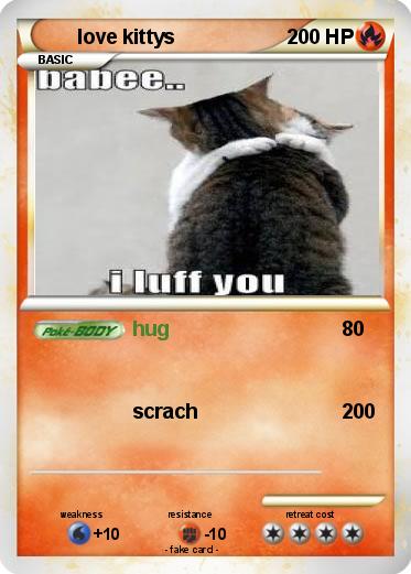 Pokemon love kittys
