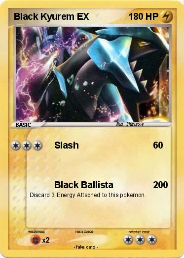 Pokemon Black Kyurem EX