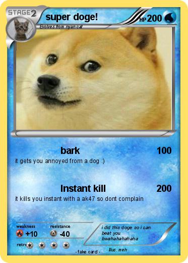 Pokemon super doge!