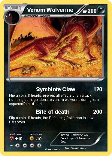 Pokemon Venom Wolverine