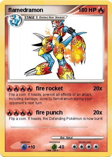 Pokemon flamedramon