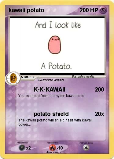 Pokemon kawaii potato