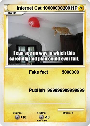 Pokemon Internet Cat 10000000
