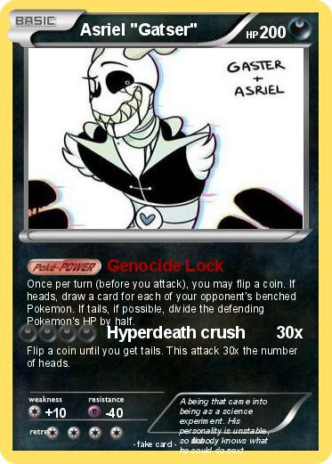 Pokemon Asriel "Gatser"