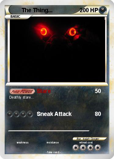 Pokemon The Thing...