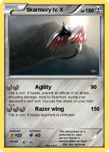 Pokemon Skarmory lv. X