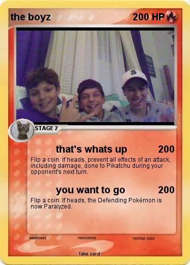 Pokemon the boyz