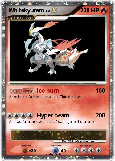 Pokemon Whitekyurem