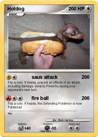 Pokemon Hotdog