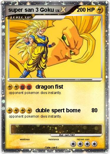 Pokemon super san 3 Goku
