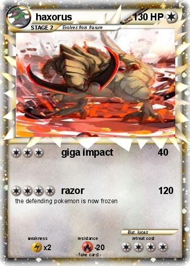 Pokemon haxorus