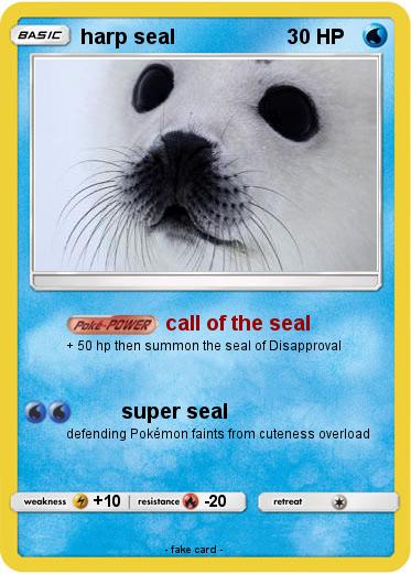 Pokemon harp seal