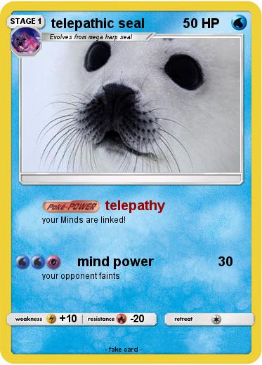 Pokemon telepathic seal