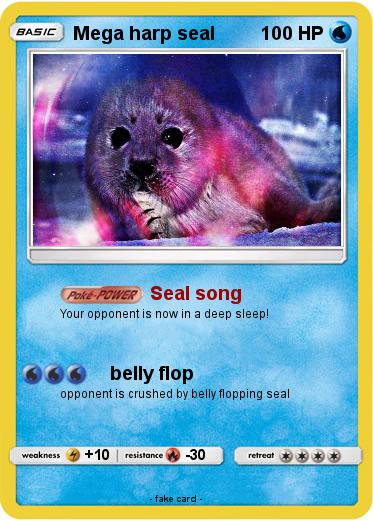 Pokemon Mega harp seal