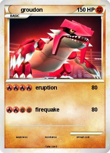 Pokemon groudon
