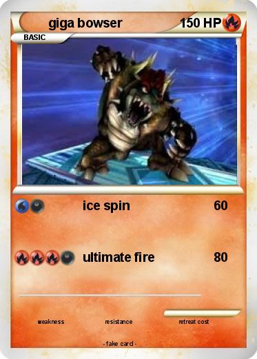 Pokemon giga bowser