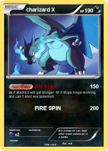 Pokemon charizard X