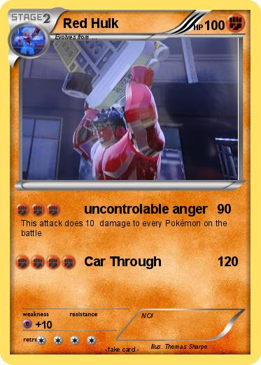 Pokemon Red Hulk