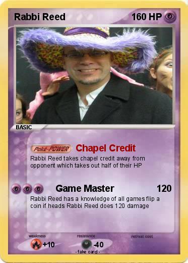 Pokemon Rabbi Reed